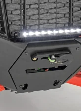 Rough Country LED Light Winch Mount for 2022-2024 Polaris RZR Pro R, 10" Black Slimline                                     - 92064 - Image 4