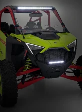 Rough Country LED Light Winch Mount for 2022-2024 Polaris RZR Pro R, 10" Black Slimline                                     - 92064 - Image 5