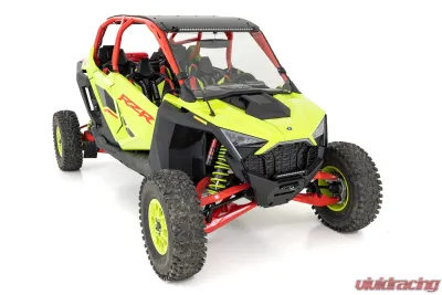 Rough Country LED Light Winch Mount for 2022-2024 Polaris RZR Pro R, 10" Black Slimline - 92064