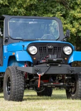 Rough Country Winch Plate for Mahindra Roxor 2018-2020 & 2022, 1/4in Steel, Bolt-On                                     - 92072 - Image 4