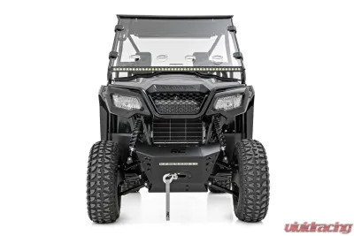 Rough Country Winch Plate 10" Black Slimline Honda Pioneer 520 - 92078