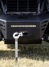 Rough Country Winch Plate 10" Black Slimline Honda Pioneer 520                                     - 92078 - Image 6