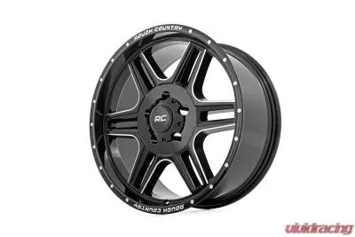 Rough Country 92 Series 18x9 Gloss Black Wheel 5x5.5 +0mm for Dodge Ram, Ford Bronco, Jeep - 92180914