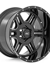 Rough Country 92 Series 18x9 Gloss Black Wheel 6x5.5 +18mm for Chevy, GMC, Ford, Ram, Toyota                                     - 92181812 - Image 6