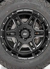 Rough Country 92 Series 18x9 Gloss Black Wheel 6x5.5 +18mm for Chevy, GMC, Ford, Ram, Toyota                                     - 92181812 - Image 4