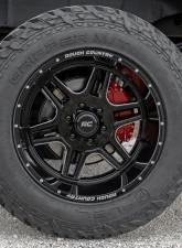 Rough Country 92 Series 18x9 Gloss Black Wheel 6x5.5 +18mm for Chevy, GMC, Ford, Ram, Toyota                                     - 92181812 - Image 6