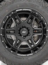 Rough Country 92 Series Wheel Gloss Black | Machined 20X12 6X5.5                                     - 92201212 - Image 6