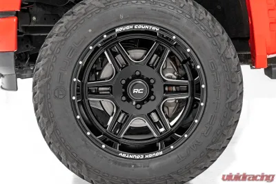 Rough Country 92 Series Wheel Gloss Black | Machined 20X12 6X5.5 - 92201212
