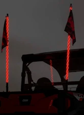 Rough Country Multi-Function UTV LED Whip Lights w/Remote Control                                     - 93004 - Image 6