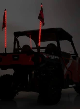 Rough Country Multi-Function UTV LED Whip Lights w/Remote Control                                     - 93004 - Image 4