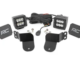 Rough Country Dual LED Cube Kit Black Series Polaris 2016-2022