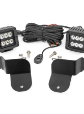 Rough Country Dual LED Cube Kit Black Series Polaris 2016-2022                                     - 93022 - Image 3