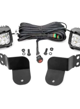 Rough Country Dual LED Cube Kit 3" Osram Wide Angles Polaris 2016-2022                                     - 93023 - Image 3