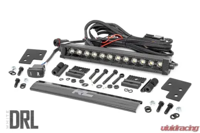 Rough Country 12" LED Bumper Kit Black Series w/White DRL Polaris 2013-2022 - 93027