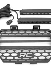 Rough Country Grille Kit with 10-Inch Slimline LED for Polaris RZR XP 1000/XP 4 2014-2022                                     - 93041 - Image 2