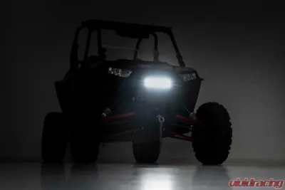 Rough Country Grille Kit with 10-Inch Slimline LED for Polaris RZR XP 1000/XP 4 2014-2022 - 93041