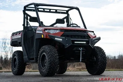 Rough Country Bumper Wings 6" Black Slimline LED Pair Polaris 2013-2022 - 93044