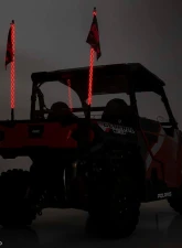 Rough Country LED Whip Light Roll Cage Mounts Polaris RZR 1000XP Turbo                                     - 93051 - Image 4