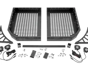 Rough Country Cargo Rack w/LED Lights Polaris 2018-2022