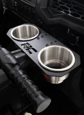 Rough Country Passenger Grip Handle Dual Cup Holder Polaris RZR Turbo R 4                                     - 93058 - Image 3