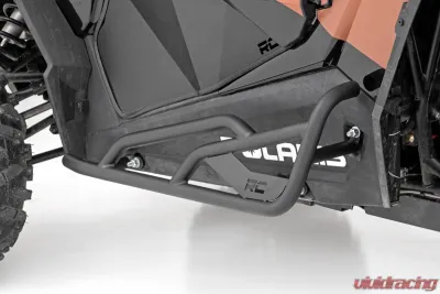 Rough Country Rock Slider Kit for Polaris RZR XP 1000/Turbo S 2014-2022, 1.5" Steel Tubing - 93064