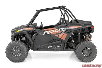 Rough Country Rock Slider Kit for Polaris RZR XP 1000/Turbo S 2014-2022, 1.5" Steel Tubing - 93064