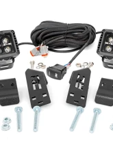 Rough Country LED Light Black Series w/White DRL Polaris RZR Pro XP RZR Pro XP 4 2020-2022                                     - 93080 - Image 6