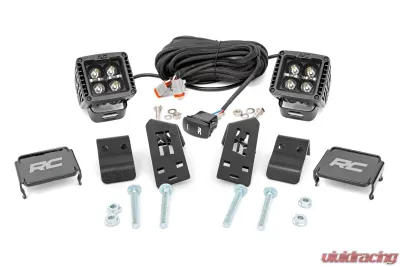 Rough Country LED Light Black Series w/White DRL Polaris RZR Pro XP RZR Pro XP 4 2020-2022 - 93080
