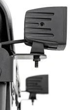Rough Country Rear Facing 2" | 3" LED Kit Black Series w/Flood Beam Polaris 2017-2022                                     - 93083 - Image 5