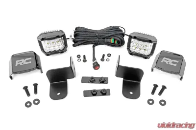Rough Country Rear Facing 2" | 3" LED Kit 3" Osram Wide Angele Series Polaris 2017-2022 - 93084