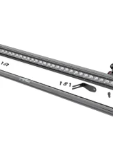 Rough Country LED Light Kit 30" Curved Rear Bracket Black Series Polaris RZR Turbo S4                                     - 93094 - Image 2