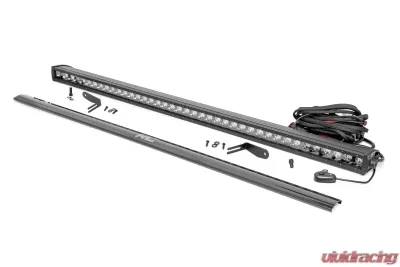 Rough Country LED Light Kit 30" Curved Rear Bracket Black Series Polaris RZR Turbo S4 - 93094