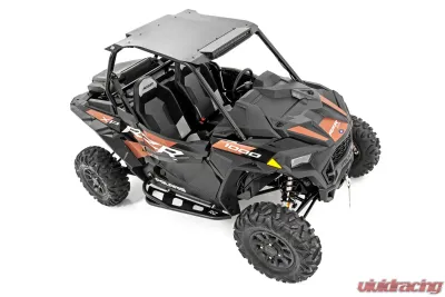 Rough Country Rock Slider Kit for Polaris RZR XP 1000 2-Seater 2014-2022, 3/16" Steel - 93104
