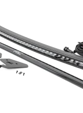 Rough Country Front-Facing 30" LED Kit Single Row Curved LED Light Bar Polaris 2018-2022                                     - 93111 - Image 6