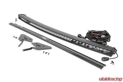 Rough Country Front-Facing 30" LED Kit Single Row Curved LED Light Bar Polaris 2018-2022 - 93111