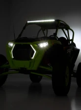 Rough Country Front-Facing 30" LED Kit Single Row Curved LED Light Bar Polaris 2018-2022                                     - 93111 - Image 4