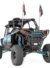 Rough Country Tubular Bumper Rear w/Receiver Hitch Polaris RZR XP 1000 RZR XP 4 1000 2014-2022                                     - 93118 - Image 2