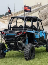 Rough Country Tubular Bumper Rear w/Receiver Hitch Polaris RZR XP 1000 RZR XP 4 1000 2014-2022                                     - 93118 - Image 5