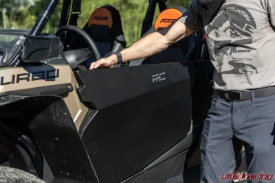Rough Country Aluminum Lower Half Doors Rear Polaris RZR XP 4 1000 | RZR XP 4 Turbo S - 93121