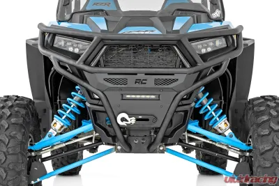 Rough Country Tubular Front Bumper with 6 LED Lights for Polaris RZR XP 1000/4 2014-2023 - 93131