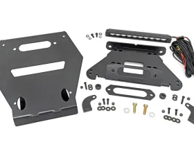 Rough Country LED Light Winch Mount Front 10
