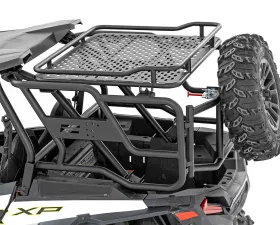 Rough Country Tubular Rear Cargo Rack Spare Tire Mount Polaris RZR XP 1000