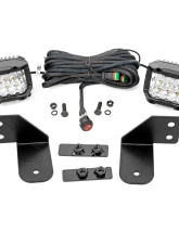 Rough Country Rear Facing 2" | 3" LED Kit 3" Osram Wide Angle Series Polaris 2013-2022                                     - 93144 - Image 6
