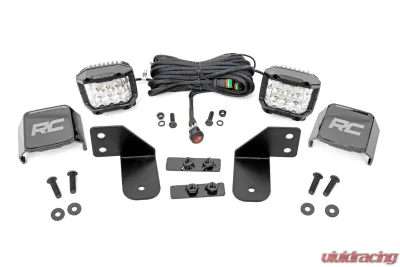 Rough Country Rear Facing 2" | 3" LED Kit 3" Osram Wide Angle Series Polaris 2013-2022 - 93144