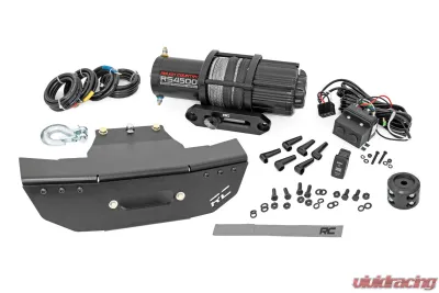 Rough Country Winch Mount RS4500S Polaris RZR Turbo S4 - 93156