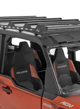 Rough Country Roof Rack 40" Black Single Row Polaris XPEDITION ADV 5                                     - 93172 - Image 6