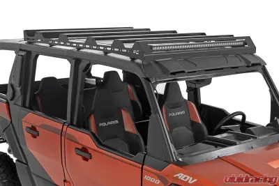 Rough Country Roof Rack 40" Black Single Row Polaris XPEDITION ADV 5 - 93172