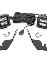 Rough Country LED Light Rear Mount 2" Black Pair Spot for Kawasaki Teryx 4 1000 & 800 (2014-2024)                                     - 94006 - Image 6