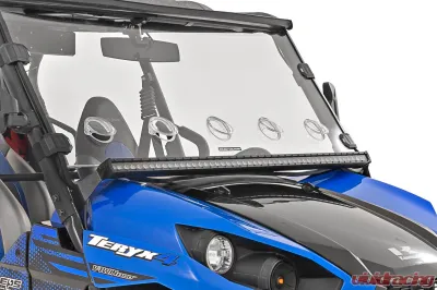 Rough Country LED Light Kit Cage Mount 50" Black Single Row Kawasaki Teryx 4 1000 | Teryx4 800 - 94015