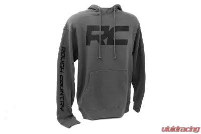 Rough Country Hoodie RC Topographical Sleeve Charcoal 3XL - 940943XL
